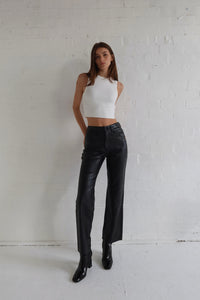 Samantha Faux Leather Pants